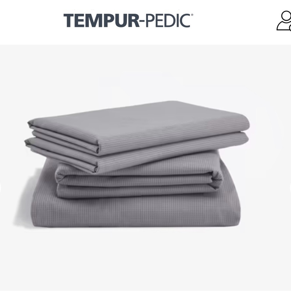 Tempur-Pedic Pro Air Sheet Set - Queen - Cool Gray